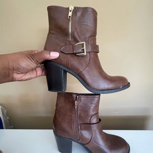 Brown Heel Boots
